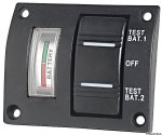 Osculati - Pannellino tester per 2 batterie IP56